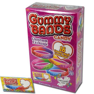 Gummy Bands Candy 18 Count - Sweets and Geeks