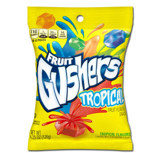 Gushers Tropical 4.25oz Pouches - Sweets and Geeks