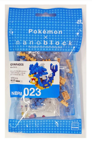 Kawada NBPM-023 nanoblock Pokemon Gyarados - Sweets and Geeks