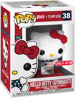 Funko Pop! Hello Kitty: Hello Kitty x Team USA - Hello Kitty (Gymnast) #38 - Sweets and Geeks