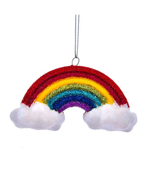 Glittered Rainbow Ornament - Sweets and Geeks