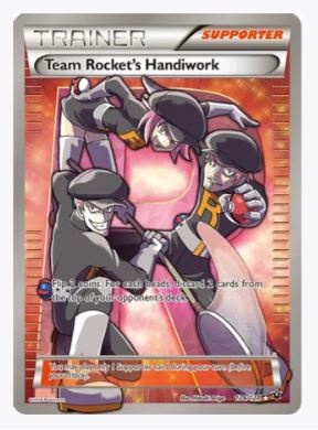 Team Rocket's Handiwork (Full Art) XY - Fates Collide # 124/124 - Sweets and Geeks