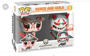 Pop Funko: Overwatch - Hanzo and Genji 2-Pack (E3 2019 Limited Edition) - Sweets and Geeks