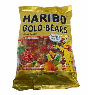 Haribo Gummi Gold Bears Assorted 5lb - Sweets and Geeks
