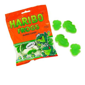 Haribo Gummi Green Frogs - Sweets and Geeks