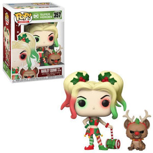 Funko Pop Heroes: DC Super Heroes - Harley Quinn with Helper #357 - Sweets and Geeks
