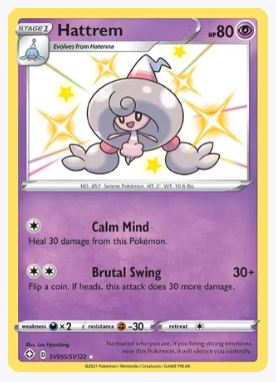 Hattrem Shining Fates: Shiny Vault	# SV055/SV122 - Sweets and Geeks