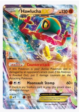Hawlucha EX XY - Furious Fists # 64/111 - Sweets and Geeks
