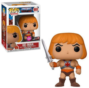 Funko Pop Television: Masters of the Universe - He-Man (Flocked) #991 - Sweets and Geeks