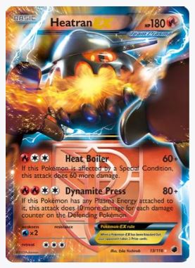 Heatran EX (Team Plasma) Plasma Freeze # 13/116 - Sweets and Geeks
