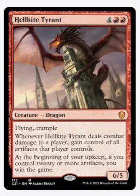 Hellkite Tyrant - Commander 2021 - #172 - Sweets and Geeks
