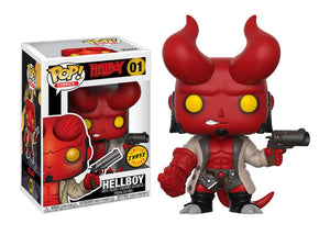 Funko Pop Comics: Hellboy - Hellboy (Horns) Chase #01 - Sweets and Geeks