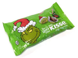 Grinch Hershey Kisses 9.5oz Bag - Sweets and Geeks