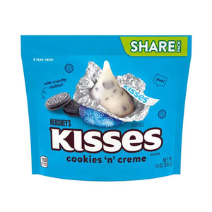 Hershey's Kisses Cookies 'N' Creme 10oz Bag - Sweets and Geeks