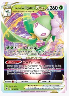 Hisuian Lilligant VSTAR SWSH10: Astral Radiance # 018/189 - Sweets and Geeks