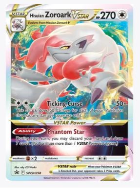 Hisuian Zoroark VSTAR - SWSH298 SWSH: Sword & Shield Promo Cards # SWSH298 - Sweets and Geeks
