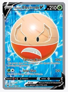 Hisuian Electrode V (Full Art) SWSH11: Lost Origin # 172/196 - Sweets and Geeks