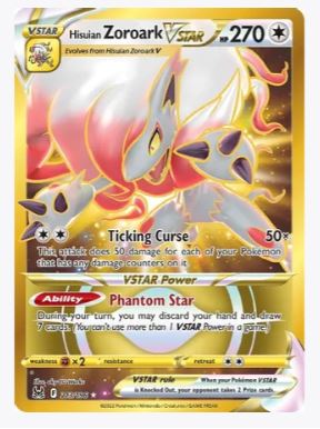 Hisuian Zoroark VSTAR (213) (Secret) SWSH11: Lost Origin	# 213/196 - Sweets and Geeks