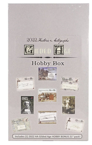 2022 Historic Autogrpahs Gilded Age Hobby Box - Sweets and Geeks