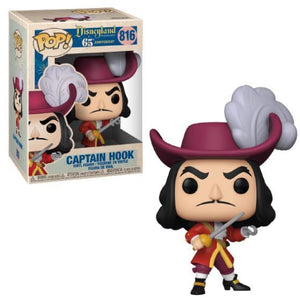 Funko Pop!: Disneyland Resort 65th Anniversary - Captain Hook #816 - Sweets and Geeks