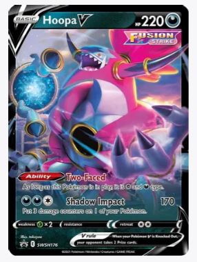 Hoopa V - SWSH176 SWSH: Sword & Shield Promo Cards # SWSH176 - Sweets and Geeks