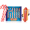 Hot Dog Candy Canes - Sweets and Geeks