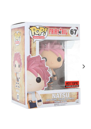Funko Pop! Animation: Fairy Tail - Natsu (Hot Topic Pre-Release) #67 - Sweets and Geeks