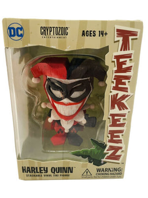 Cryptozoic Teekeez- Harley Quinn - Stackable Vinyl Figure - Sweets and Geeks