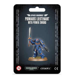 SPACE MARINES PRIMARIS LIEUTENANT WITH POWER SWORD - Sweets and Geeks