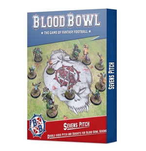 Blood Bowl: Sevens Pitch: Double-sided Pitch and Dugouts for Blood Bowl Sevens - Sweets and Geeks
