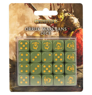 AoS - Orruk Warclans Dice Set - Sweets and Geeks