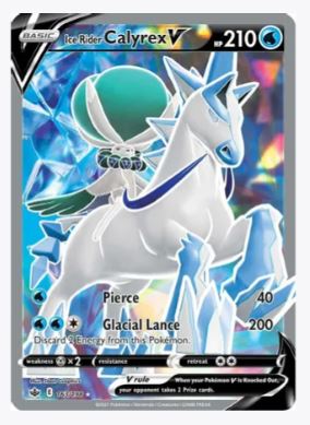 Ice Rider Calyrex V (Full Art) - SWSH06: Chilling Reign - Card #163/198 - Sweets and Geeks