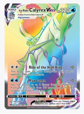 Ice Rider Calyrex VMAX (Secret) - SWSH06: Chilling Reign - Card # 202/198 - Sweets and Geeks