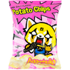 AGGRETSUKO Pink Salt Flavor Potato Chips 54g - Sweets and Geeks