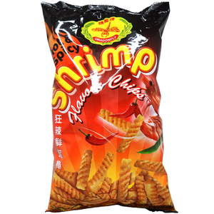 Dragonfly Hot and Spicy Shrimp Flavored Chips Bag 210g - Sweets and Geeks