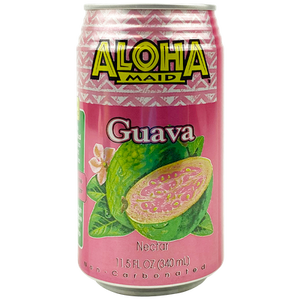 ALOHA MAID Drink Guava Flavor 340ml - Sweets and Geeks