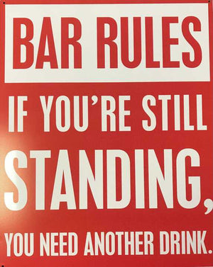 Bar Rules: If You Are Still Standing - Sweets and Geeks