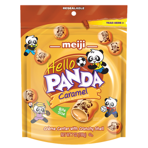 Hello Panda Caramel Pouch 7oz - Sweets and Geeks