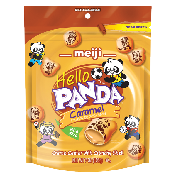 Hello Panda Caramel 7oz Stand Up Bag (SNG6) – Sweets and Geeks
