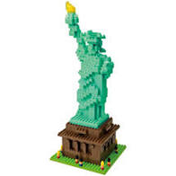 Kawada Nanoblock: World Famous Buildings - Statue of Liberty - Sweets and Geeks