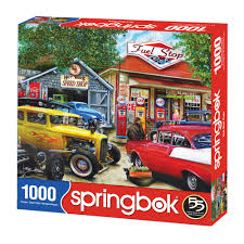 Springbok: Hot Rod Café 1000pc - Sweets and Geeks