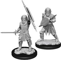 Dungeons and Dragons Nolzur's Marvelous Unpainted Miniatures: W13 Human Fighter Male - Sweets and Geeks