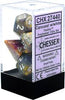 Festive Polyhedral Dice Block (7 Dice) - Sweets and Geeks