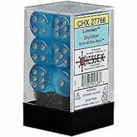 Luminary 16mm D6 Dice Block (12 Dice) - Sweets and Geeks