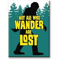 Bigfoot Wander Magnet - Sweets and Geeks