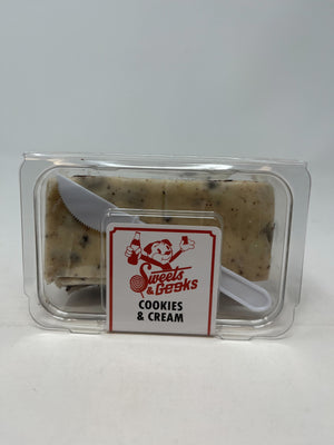 Sweets N Geeks Cookies & Cream Fudge - Sweets and Geeks