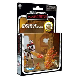 Star Wars Vintage Series Incinerator Trooper & Grogu Action Figure - Sweets and Geeks