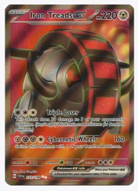 Iron Treads ex (Full Art) SV01: Scarlet & Violet Base Set # 233/198 - Sweets and Geeks