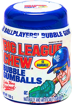 Big League Chew Bubble Gumballs 3.7oz - Sweets and Geeks