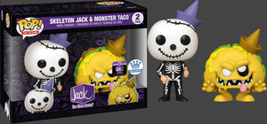 Funko Pop! Ad Icons: Jack in the Box - Skeleton Jack & Monster Taco (Funko Exclusive) 2-Pack - Sweets and Geeks